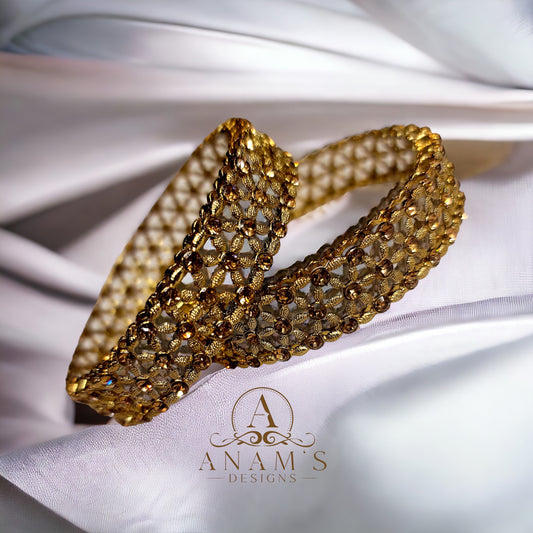 Designer Bangle (Kada) Set [Gold] image 3