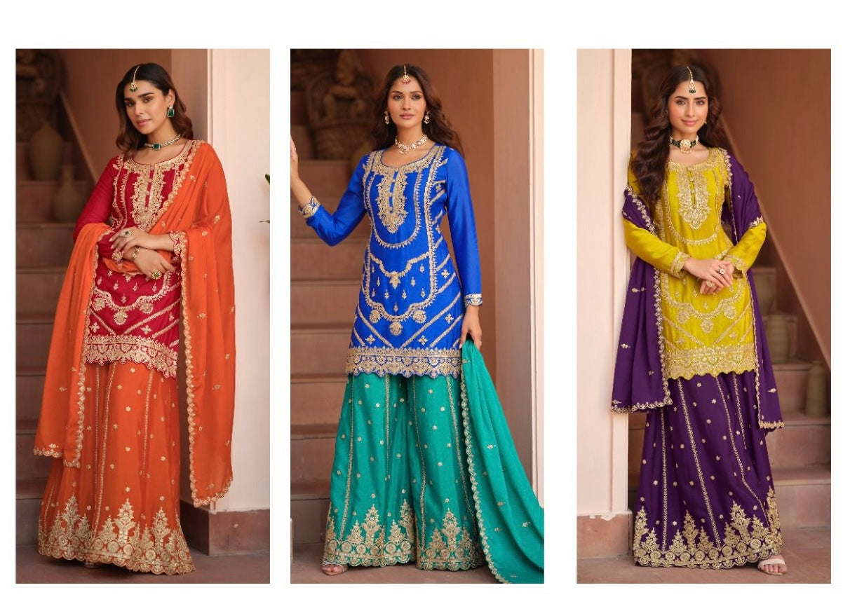 Stylish Pakistani Sharara Suit Size 42/44