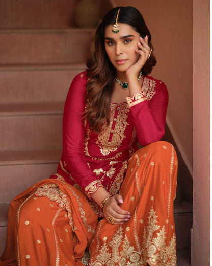 Stylish Pakistani Sharara Suit Size 42/44