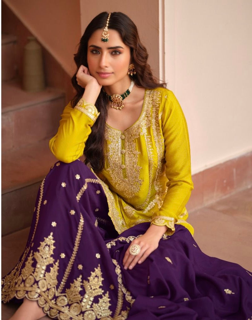 Stylish Pakistani Sharara Suit Size 42/44