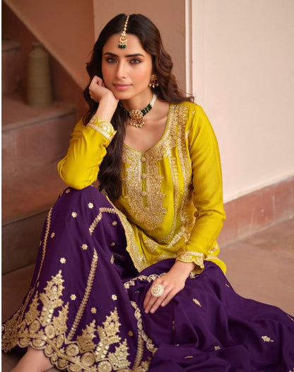 Stylish Pakistani Sharara Suit Size 42/44
