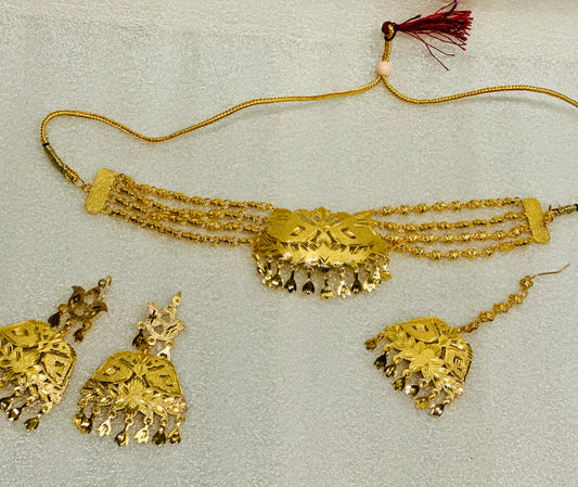 Gold-Plated Guluband (Traditional Set)