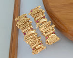 Gold-Plated Temple Jewelry Kangan