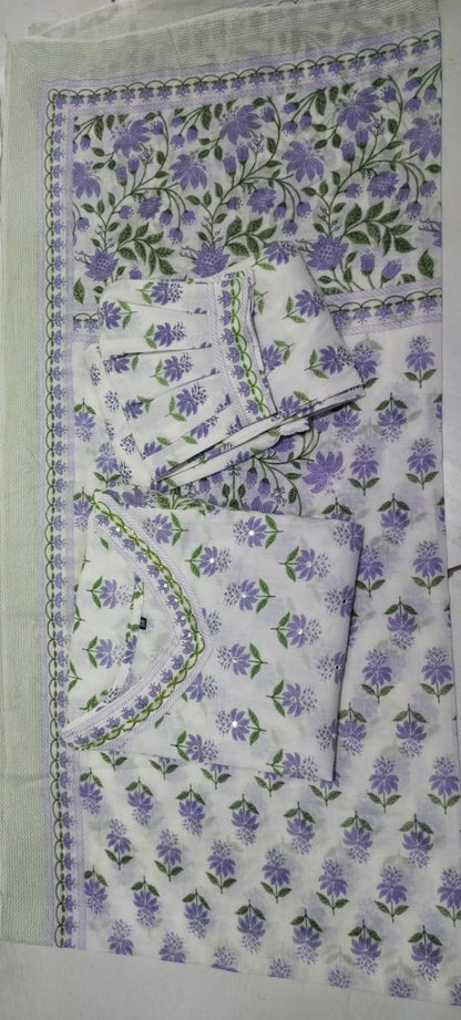 Afghani Salwar Pure Cotton Summer  Suit