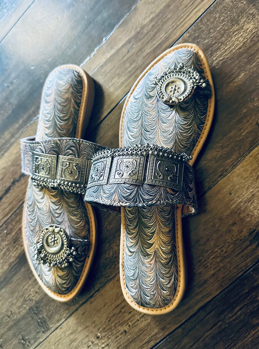 Handmade Ethnic Wear Flat Sandals image 3