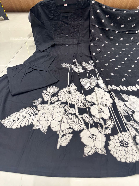 Best Summer Outfit With Beautiful Flower Print (Organic Cotton) image 3