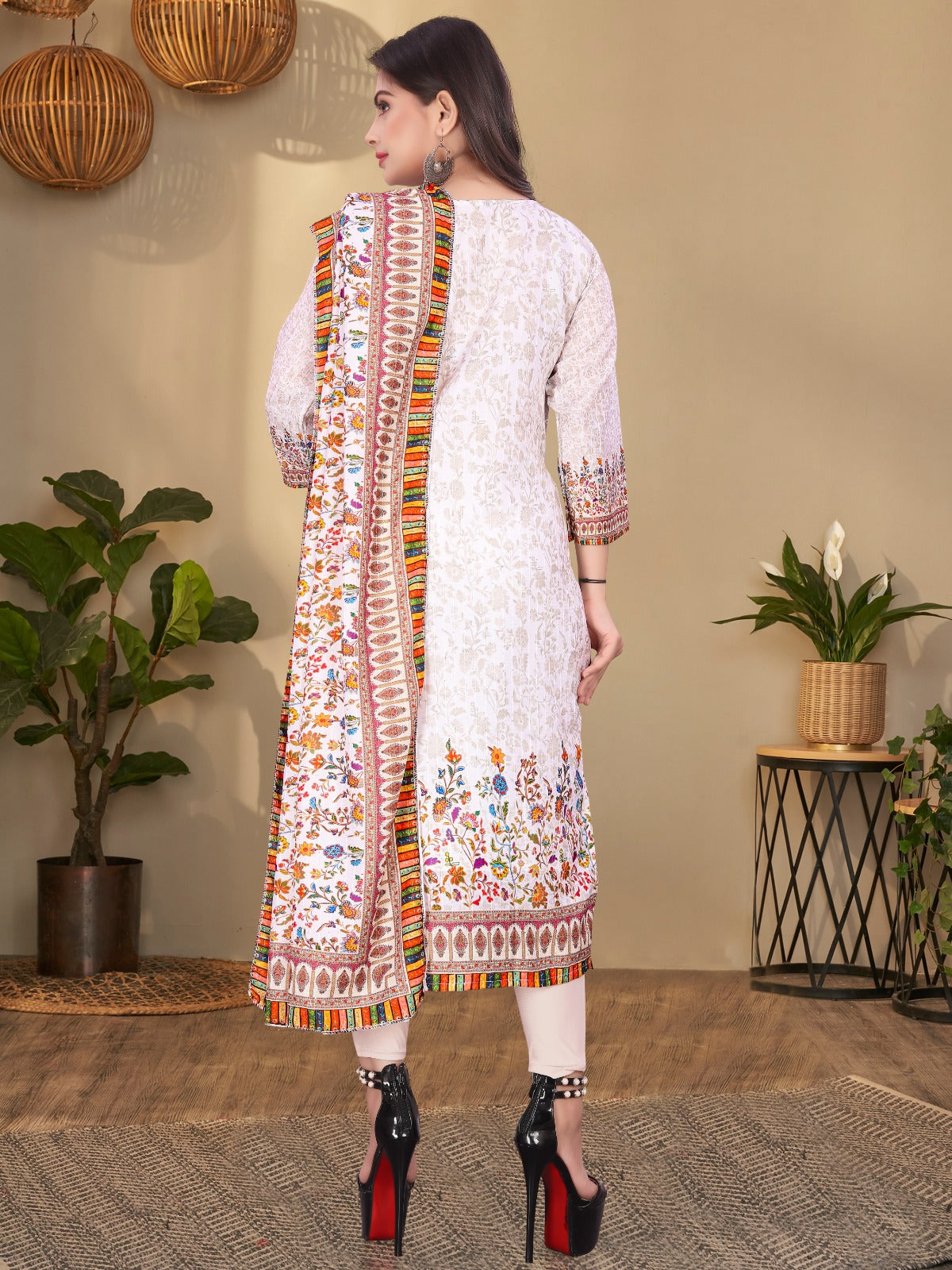 Extremely Soft & Comfortable Summer Kurti With Big Dupatta