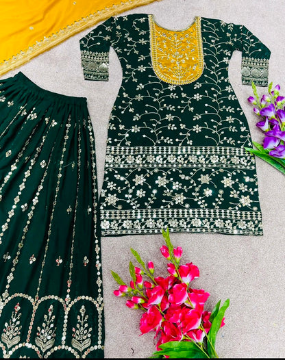 Party Wear Sharara Suit