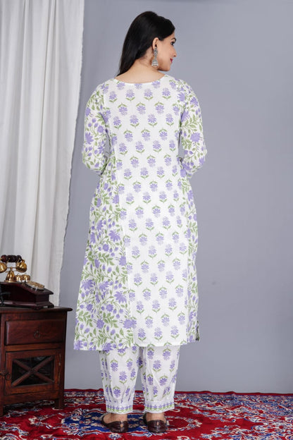 Afghani Salwar Pure Cotton Summer  Suit