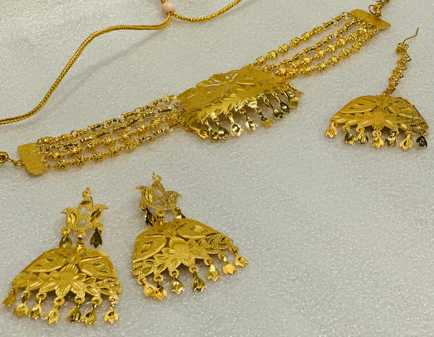 Gold-Plated Guluband (Traditional Set)