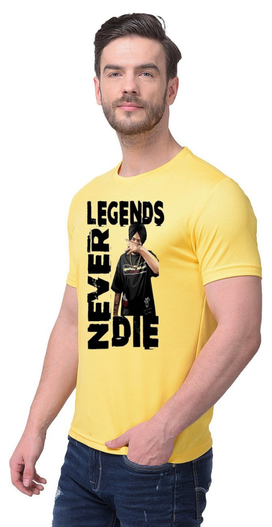 Legend Never Die Sidhu Moosewala Inspired Men’s T-Shirt