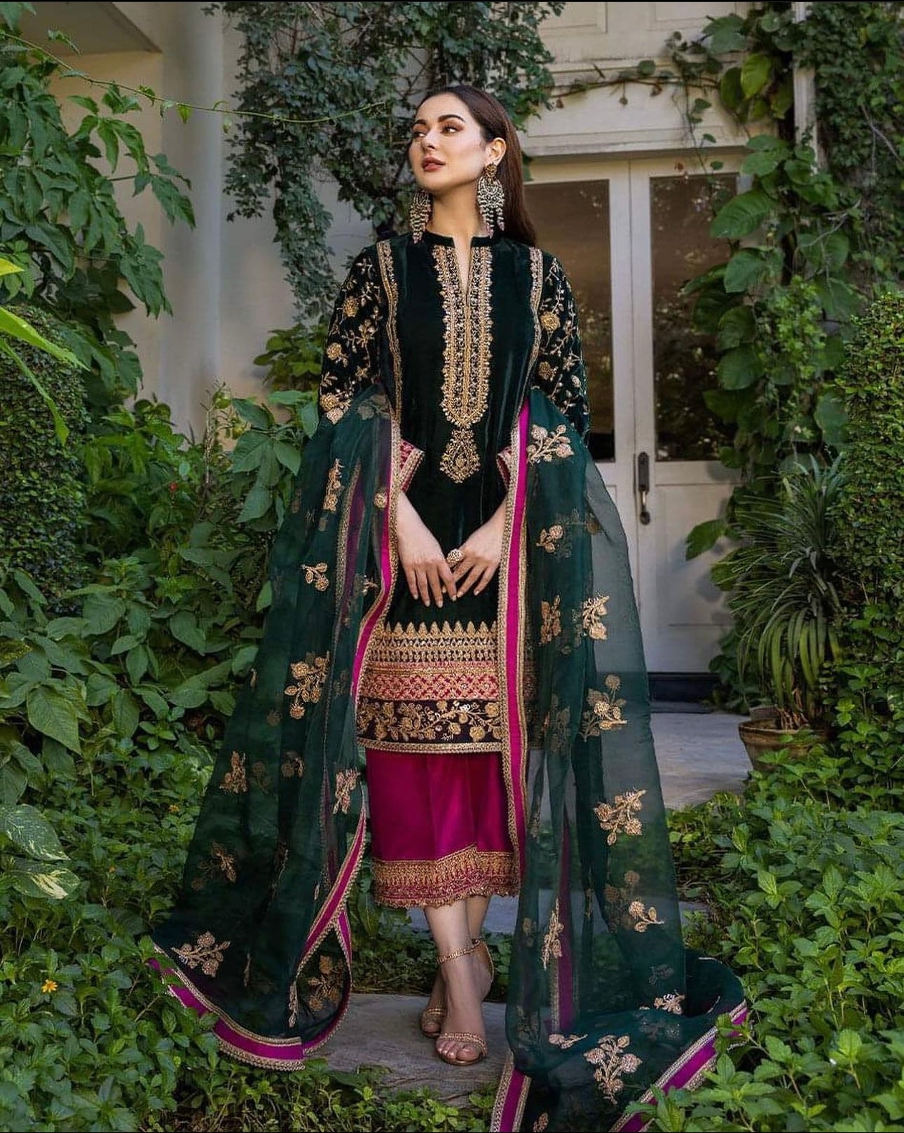 Pakistani Style Trending Velvet Suit