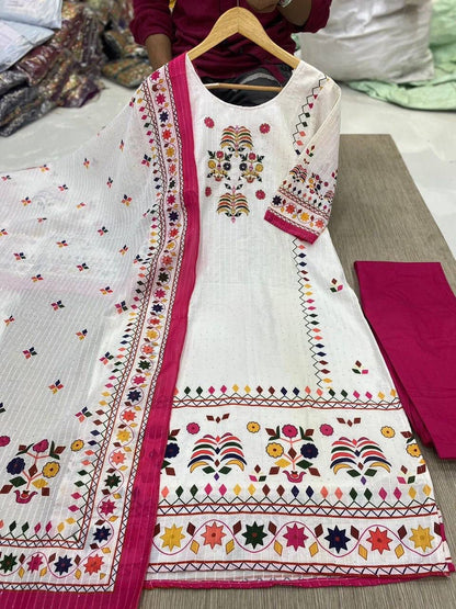 3pcs Summer Kurti Set Size3XL(46)