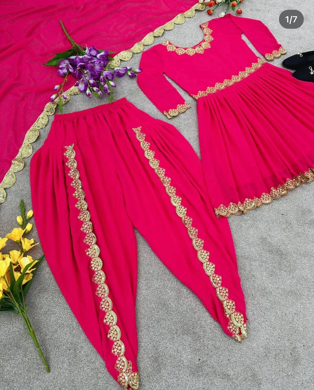 Ready-To-Wear Dhoti Salwar Suit