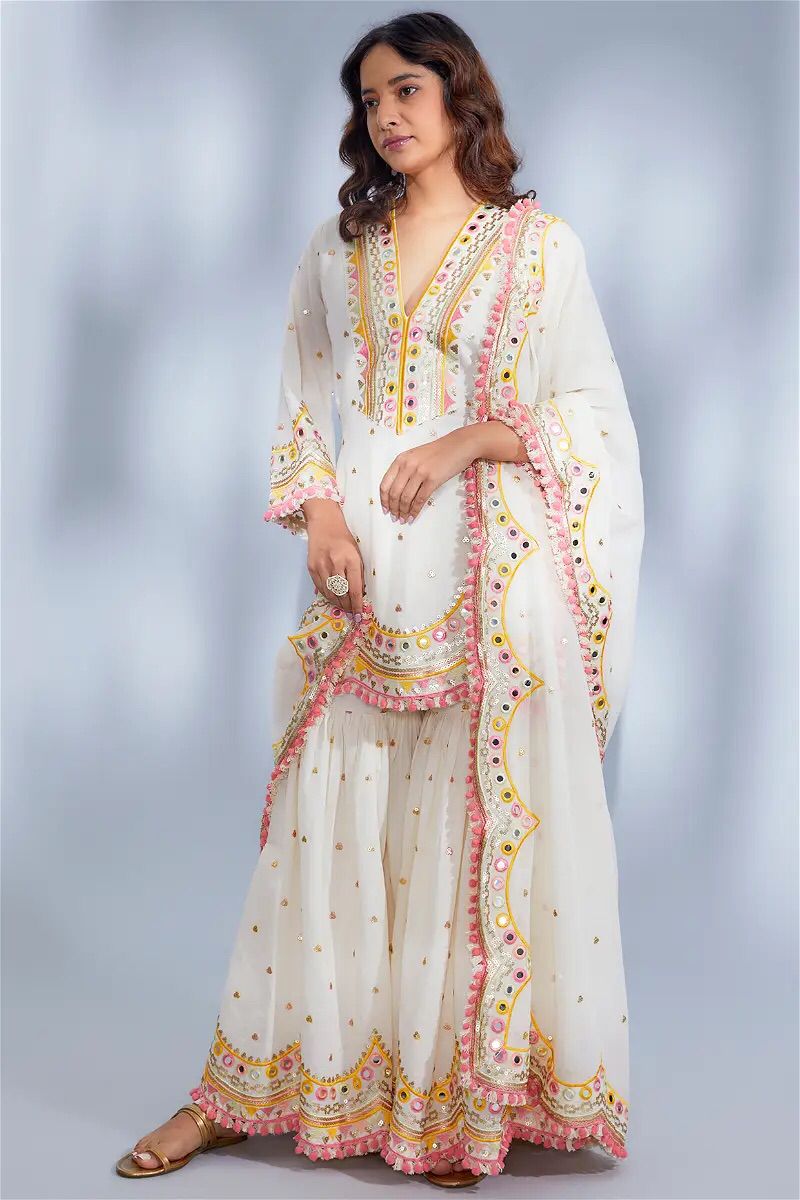 Sara Ali Khan Exclusive Designer Sharara Suit