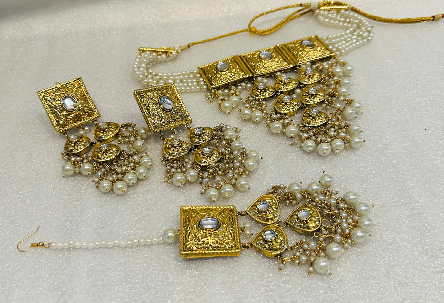 High-End Gold-Plated Choker Set