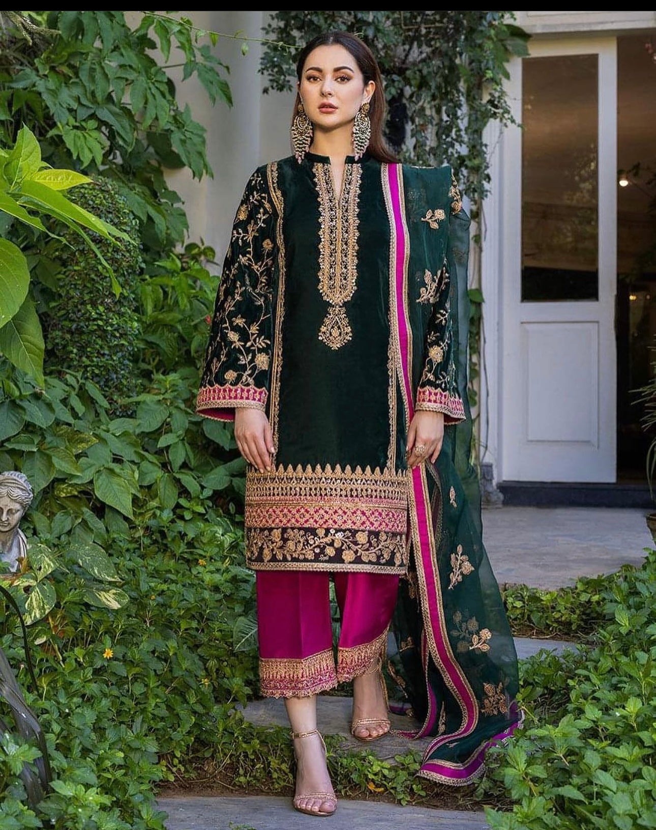 Pakistani Style Trending Velvet Suit