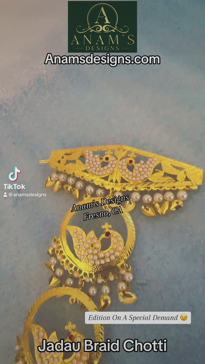Jadau Hair Chotti (Braid Accessory)