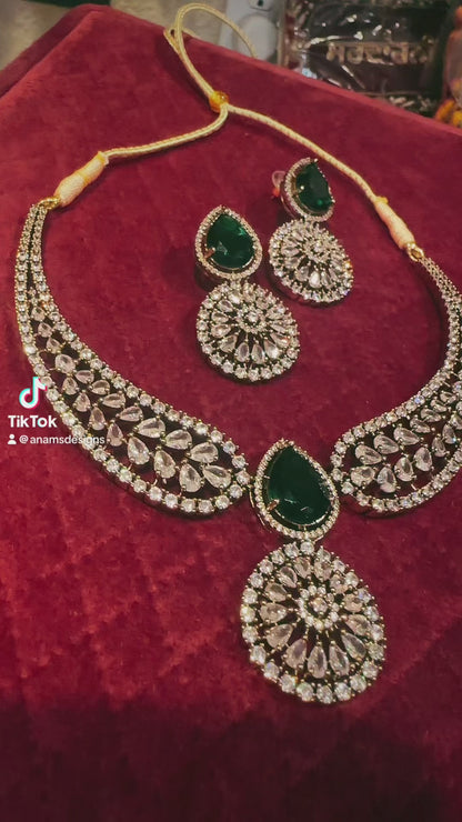 New! High-End AD Emerald Set