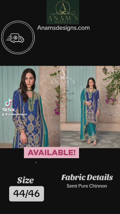 Designer Pakistani Outfit (Free Size)