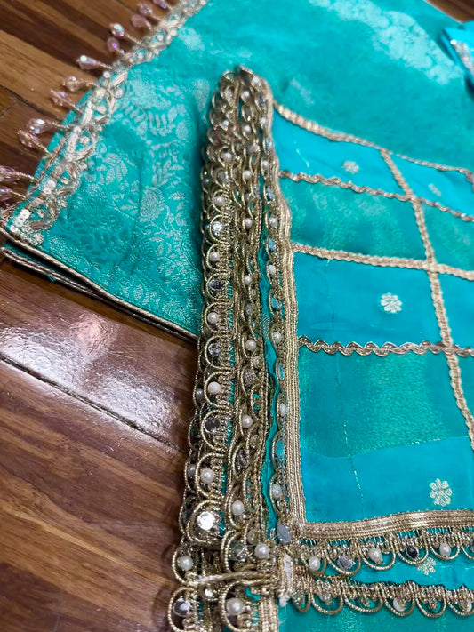 Pakistani Kheen Khaab Pant Suit image 3