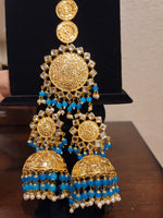 Jhumki and large Tikka set