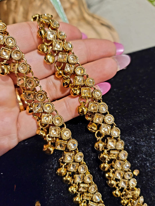 Gold color Anklets image 3