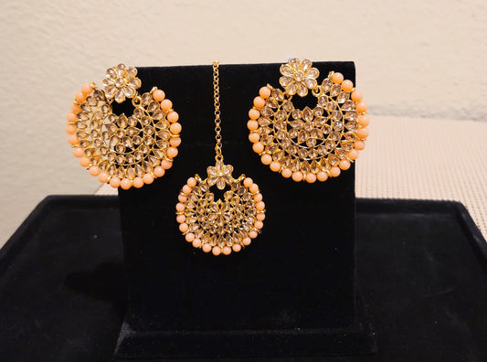 Earrings and Tikka set