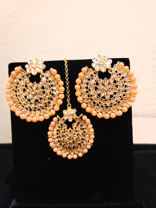Earrings and Tikka set