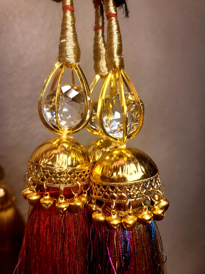 Prandas with mirror/ghungroo