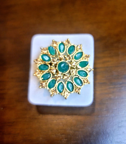 Adjustable Stoned Ring