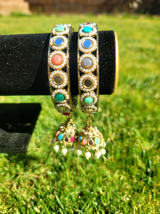 Kangan Set with Latkan (Jhumki)