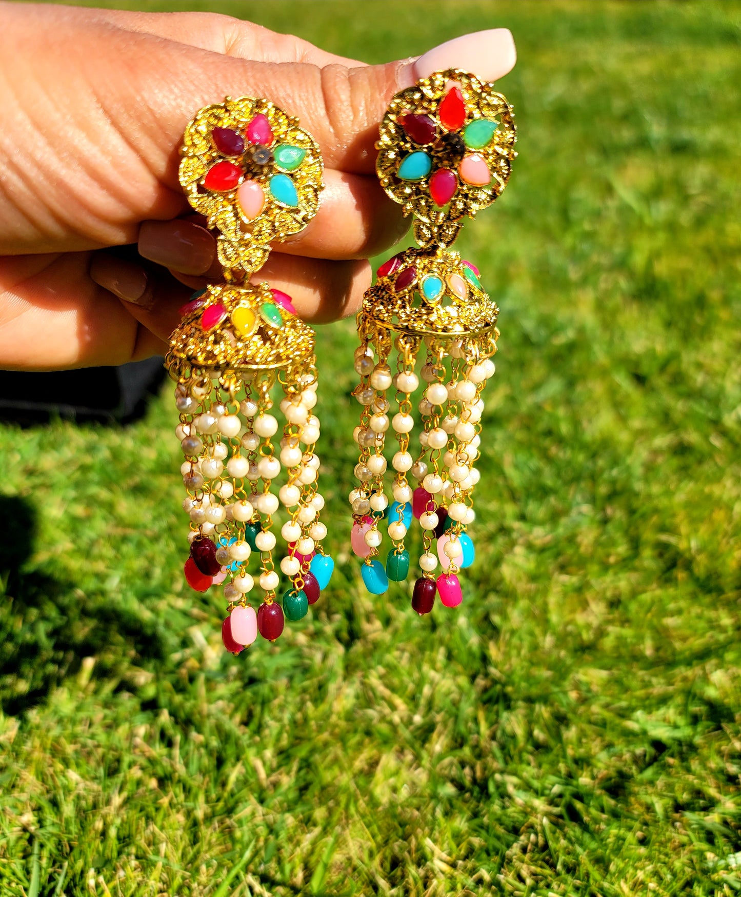 Long Drop Earrings