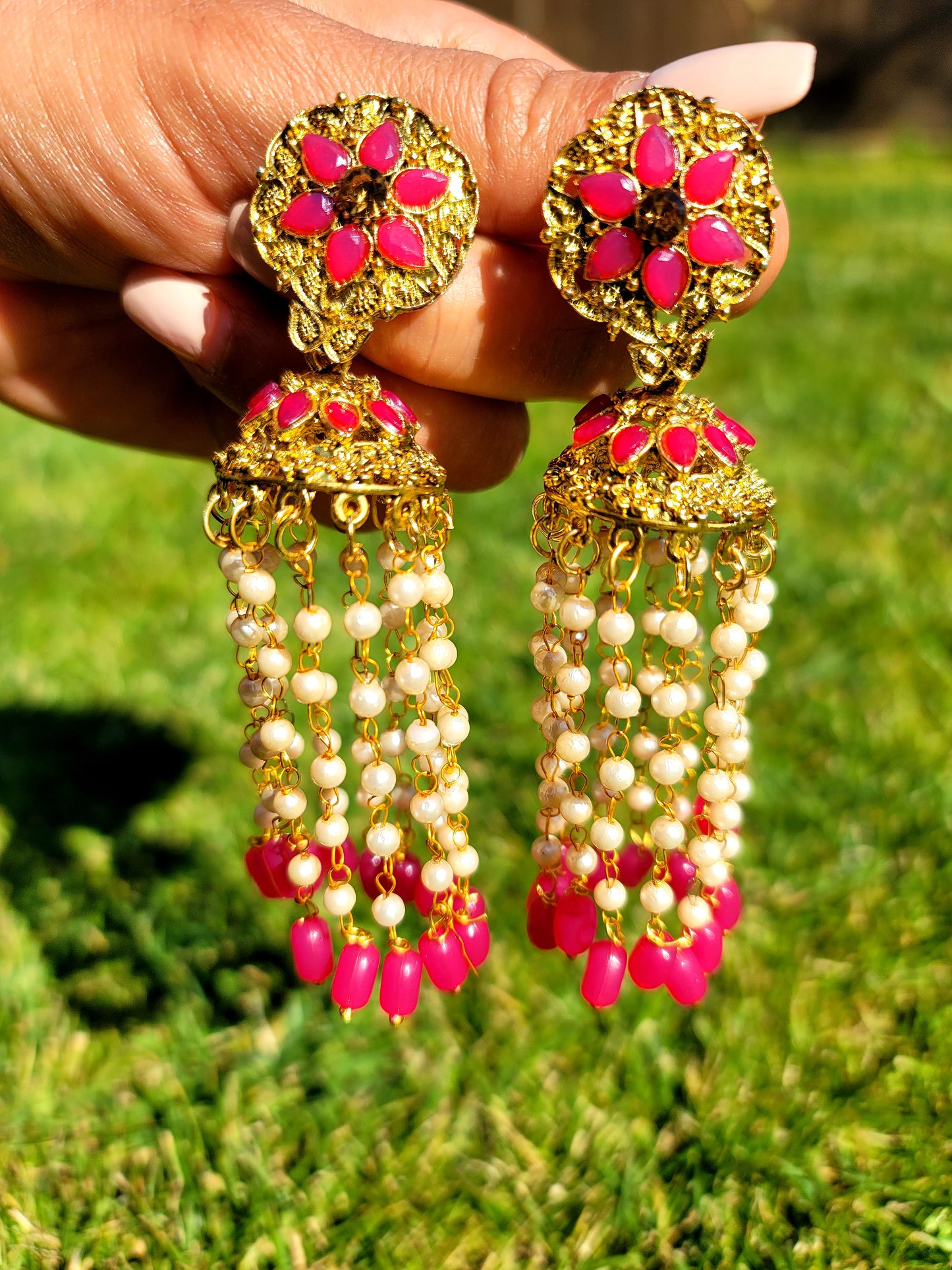 Long Drop Earrings