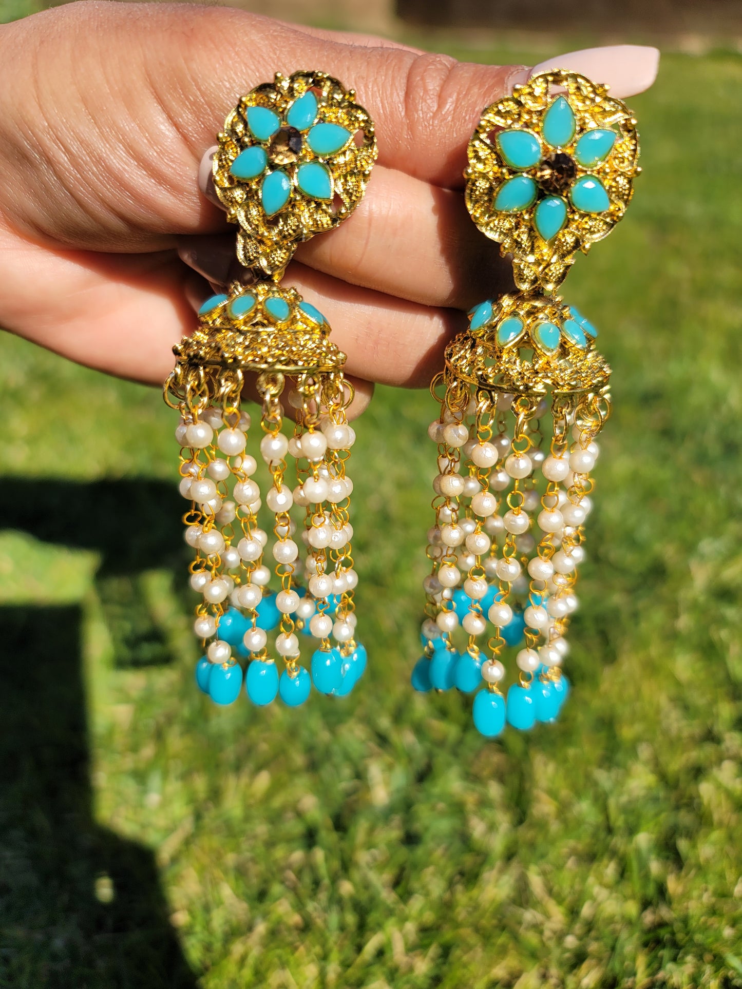 Long Drop Earrings