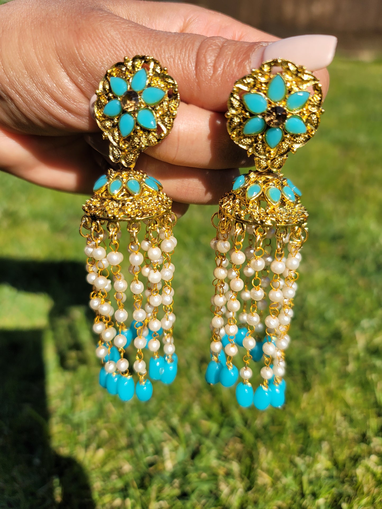 Long Drop Earrings