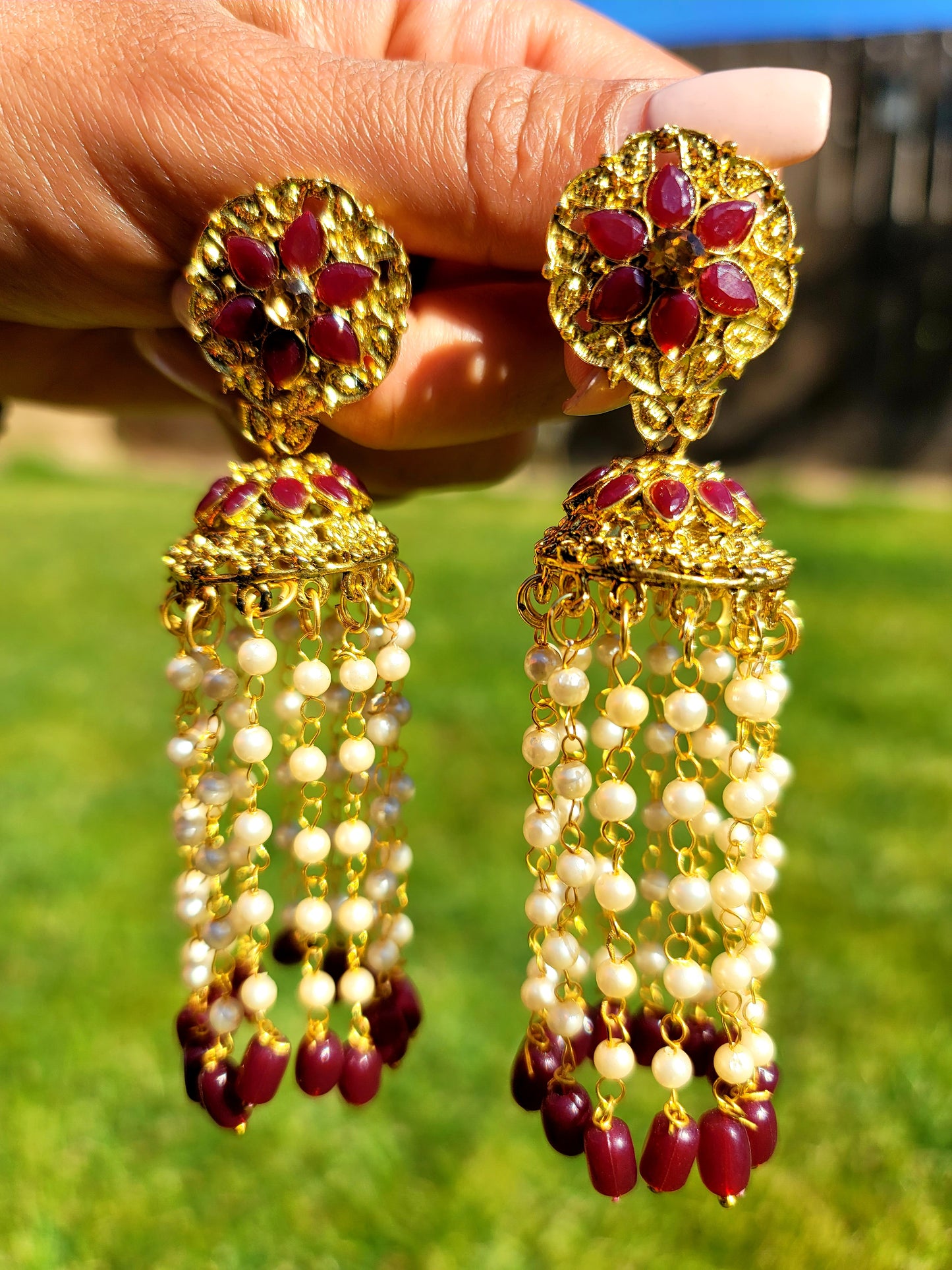 Long Drop Earrings