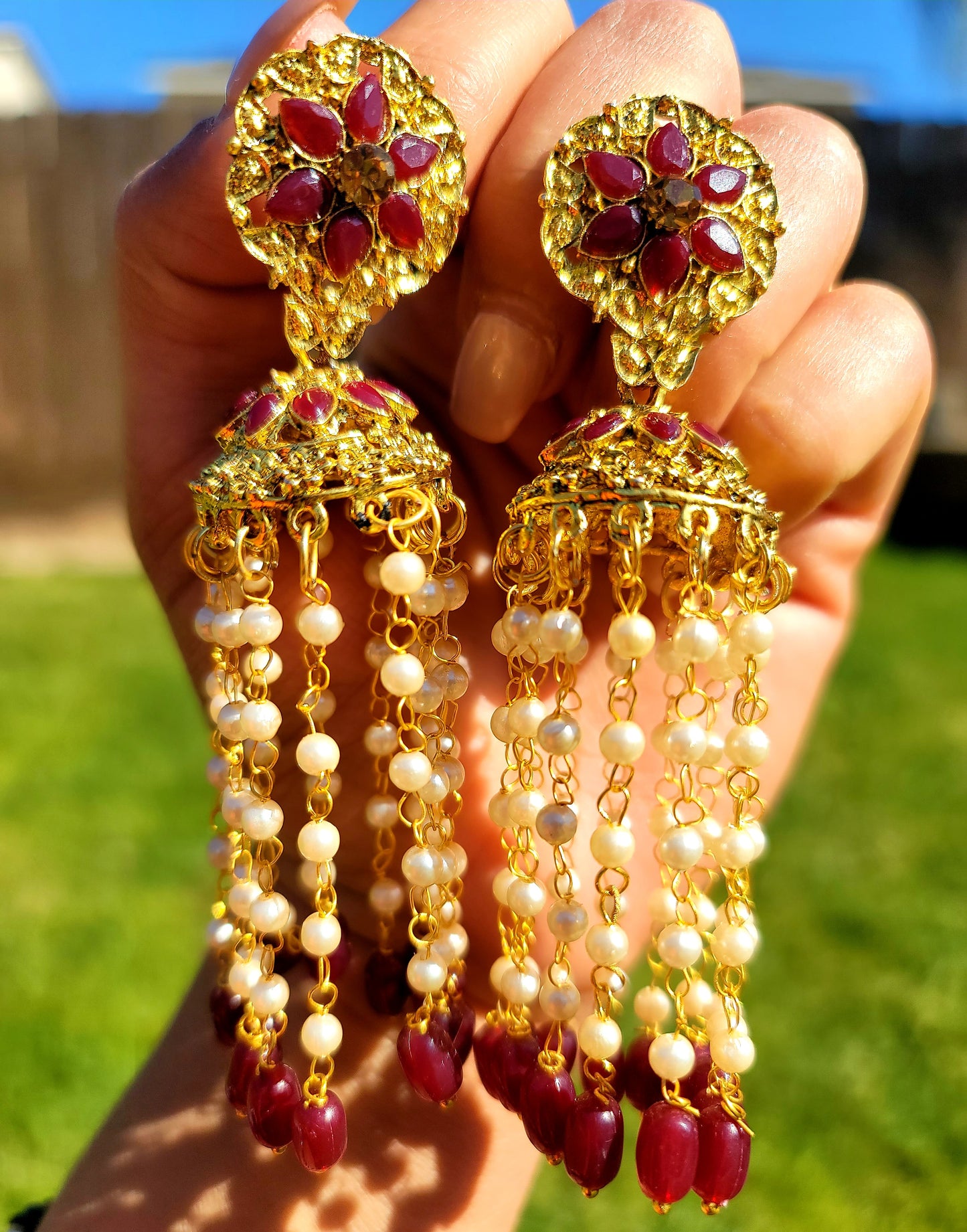 Long Drop Earrings