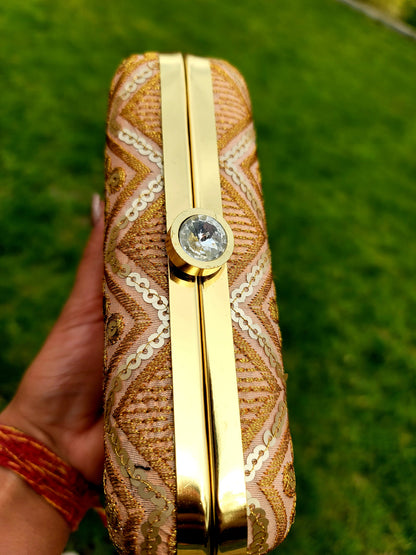 Party Wear Clutch embroidered