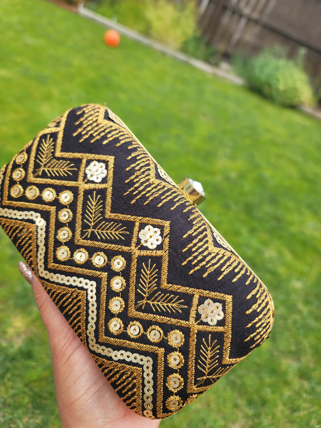 Party Wear Clutch embroidered