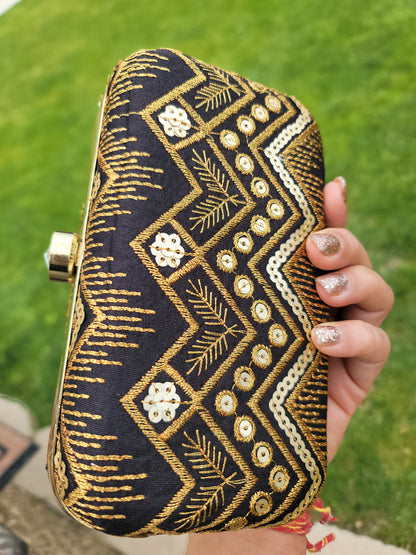 Party Wear Clutch embroidered