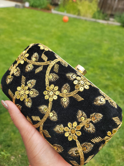 Bridal Designer Velvet Clutch