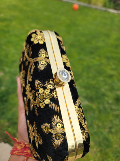 Bridal Designer Velvet Clutch