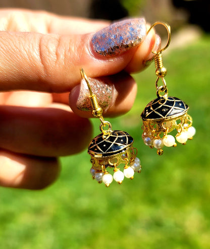 Small Meenakari Jhumki