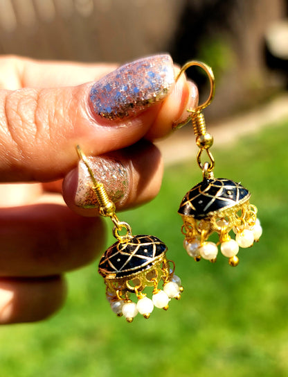 Small Meenakari Jhumki