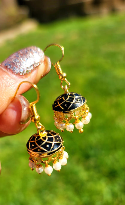 Small Meenakari Jhumki