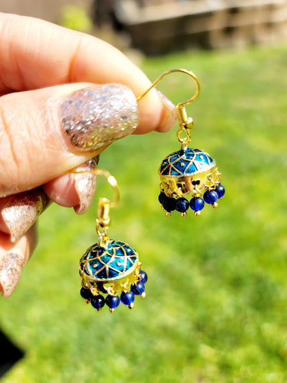 Small Meenakari Jhumki