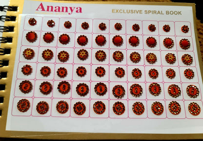 3D Kumkum Bindi Book 600 Count