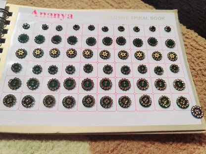 3D Kumkum Bindi Book 600 Count