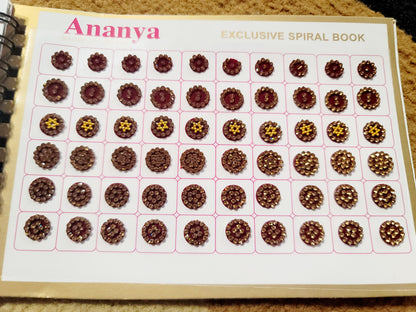 3D Kumkum Bindi Book 600 Count